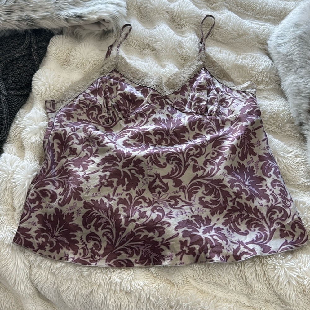 Kenzie 100% Silk floral camisole